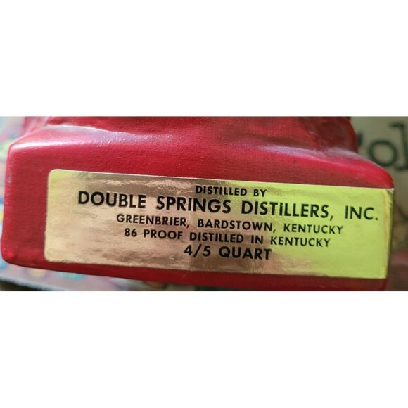 Vintage Double Springs Whiskey Bottle 1968 Red Owl Design By Erik Olsen THB100 - Picture 5 of 8